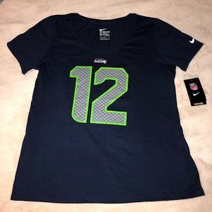 NWT Nike NFL Seahawks Fan Sports Tee Size XL